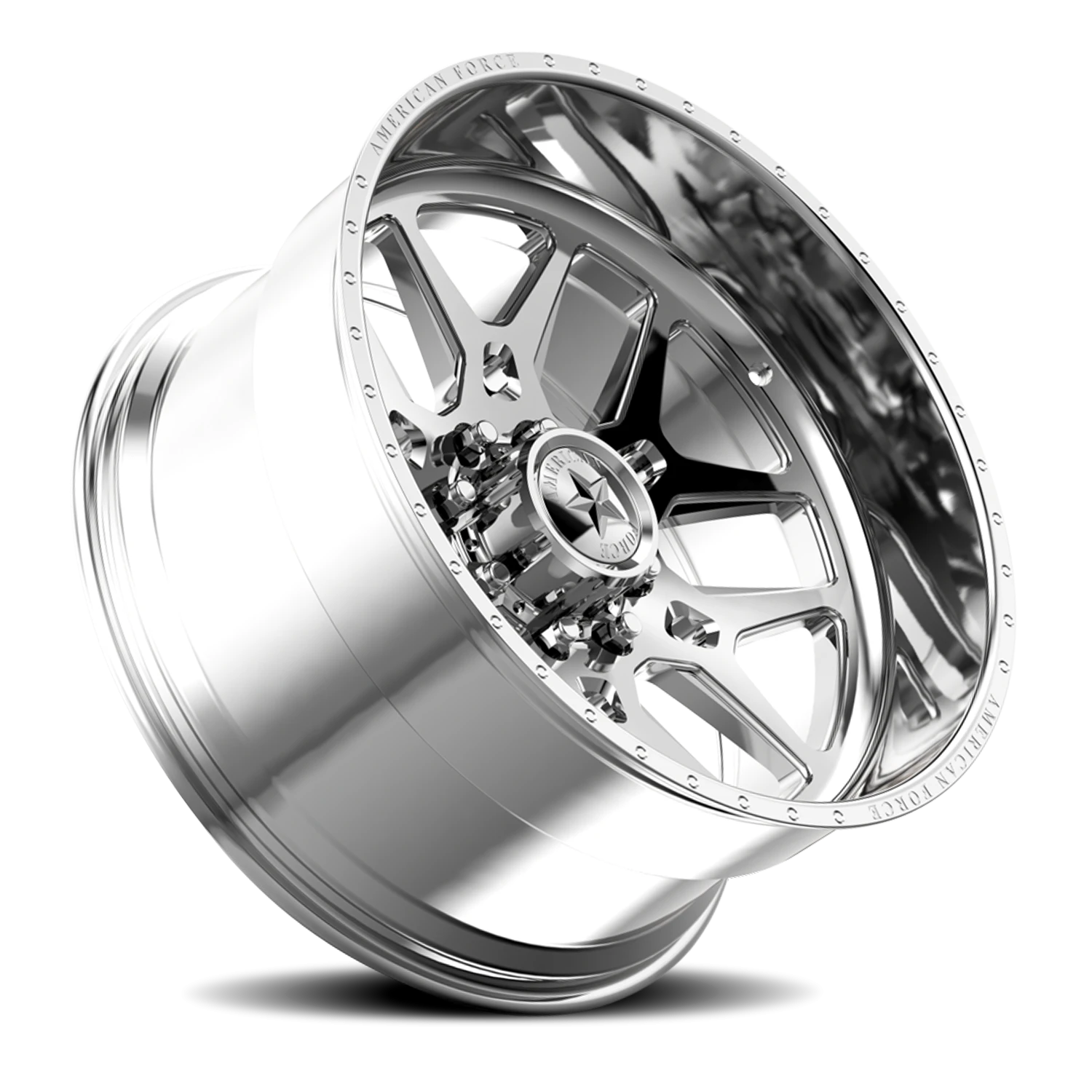 American Force CKH38 Battle CC Polished 26x14 -73 8x165.1mm 125mm - Wheelwiz