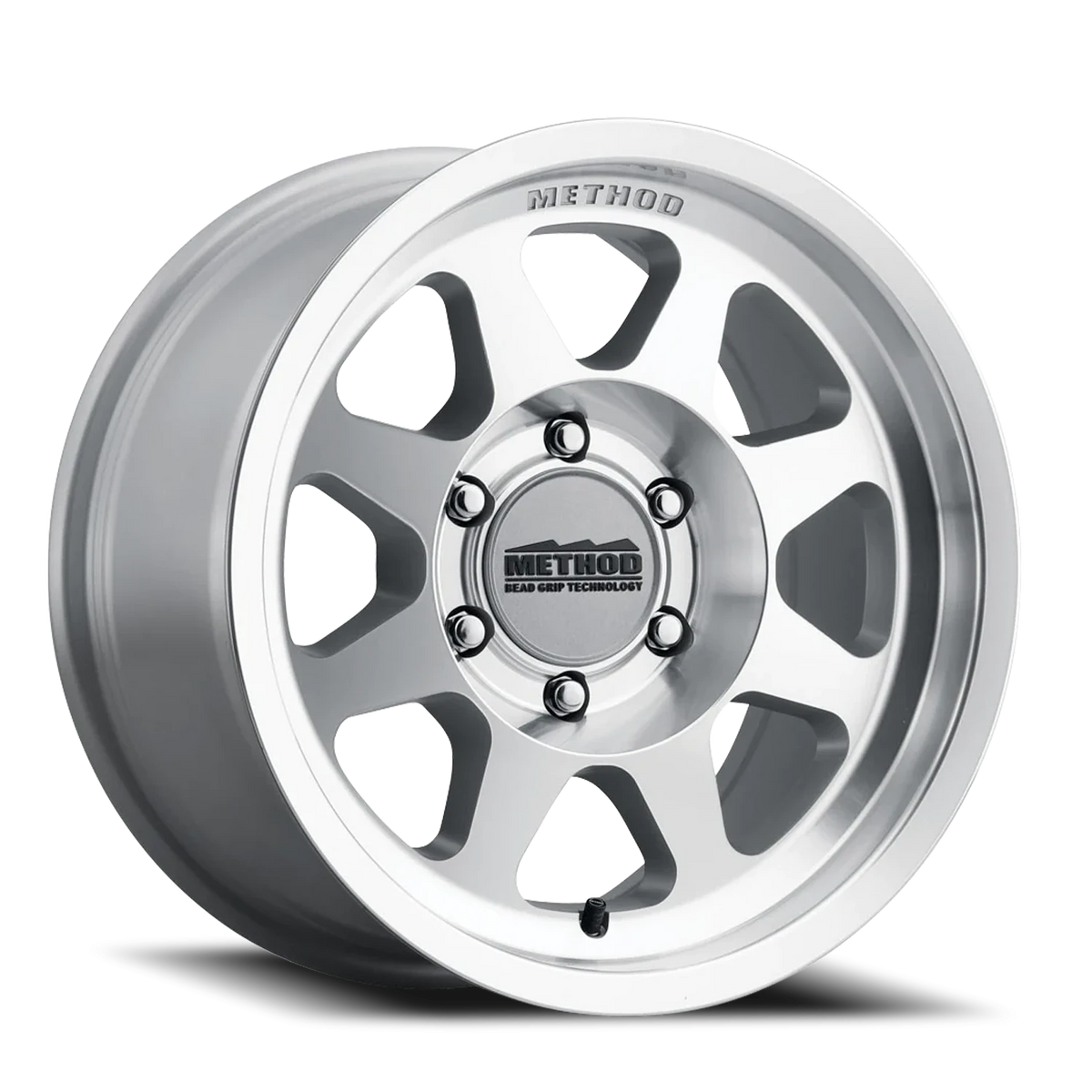 Method Race Wheels Bead Grip MR701 Machined Machined W/ Clear Coat 18x9 +18 6x139.7mm 106.25mm