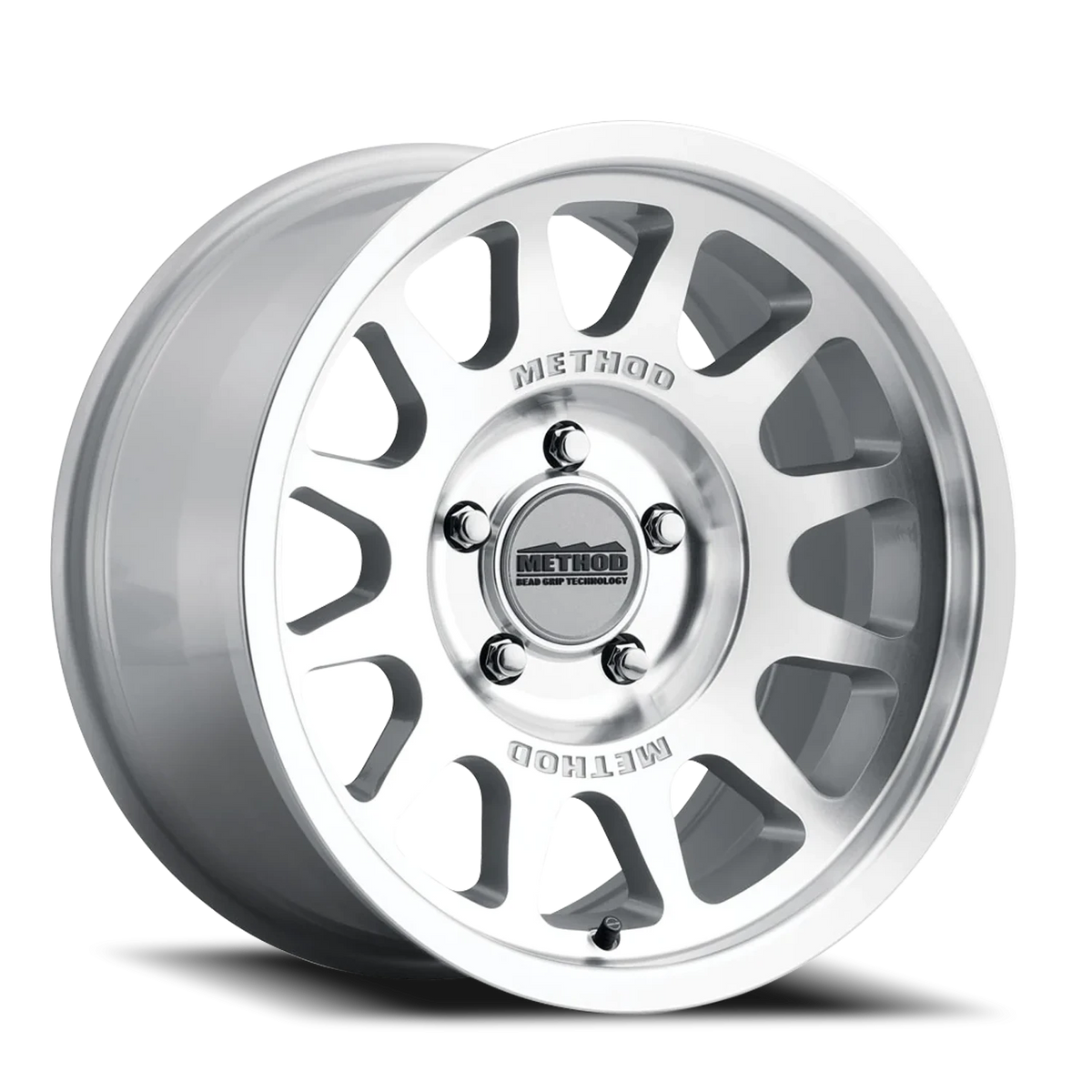 Method Race Wheels Bead Grip MR703 Machined Machined W/ Clear Coat 20x9 -12 5x127mm 71.5mm