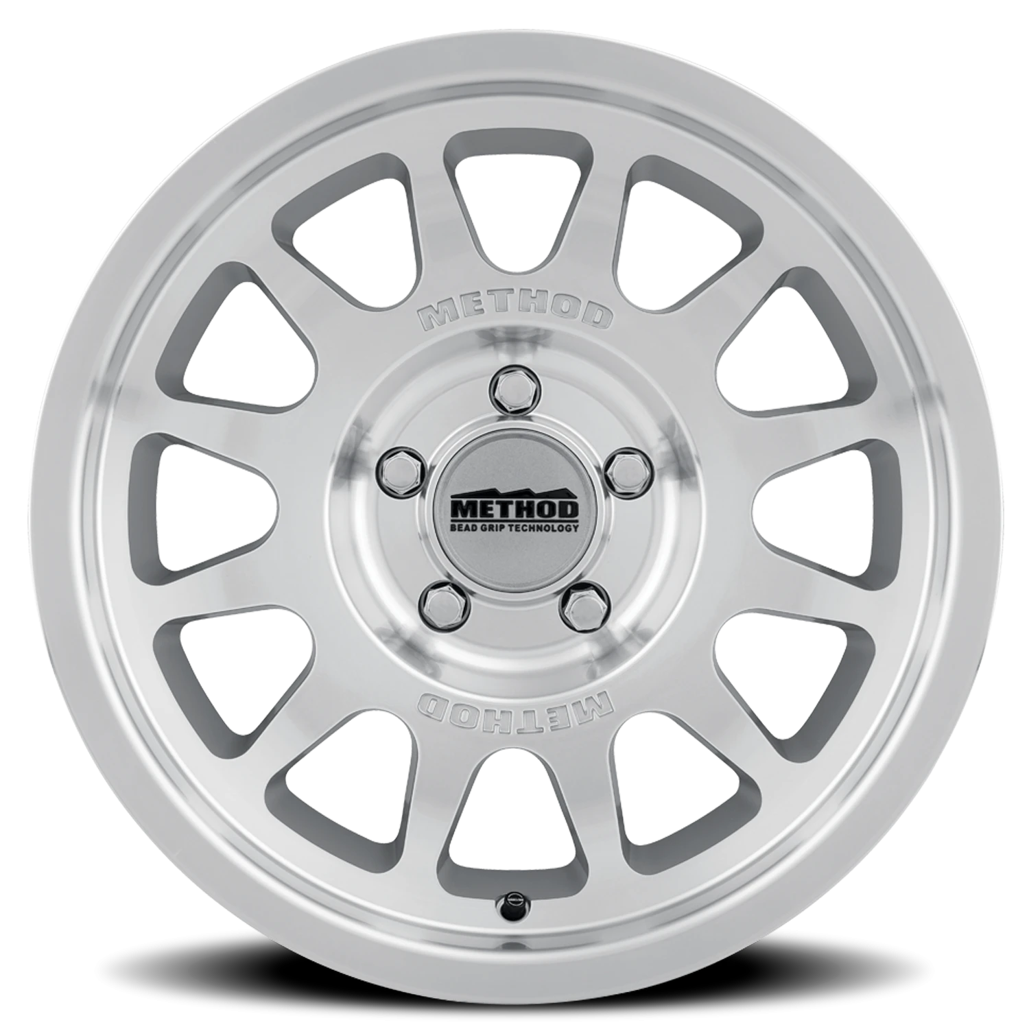 Method Race Wheels Bead Grip MR703 Machined Machined W/ Clear Coat 17x8.5 0 5x127mm 71.5mm - Wheelwiz