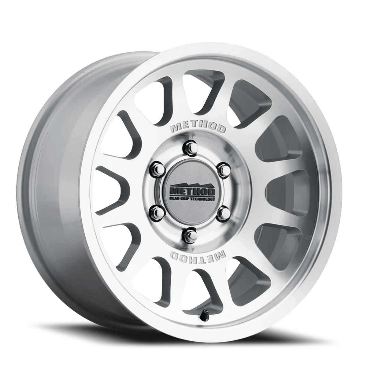 Method Race Wheels Bead Grip MR703 Machined Machined W/ Clear Coat 18x9 +12 6x135mm 87mm
