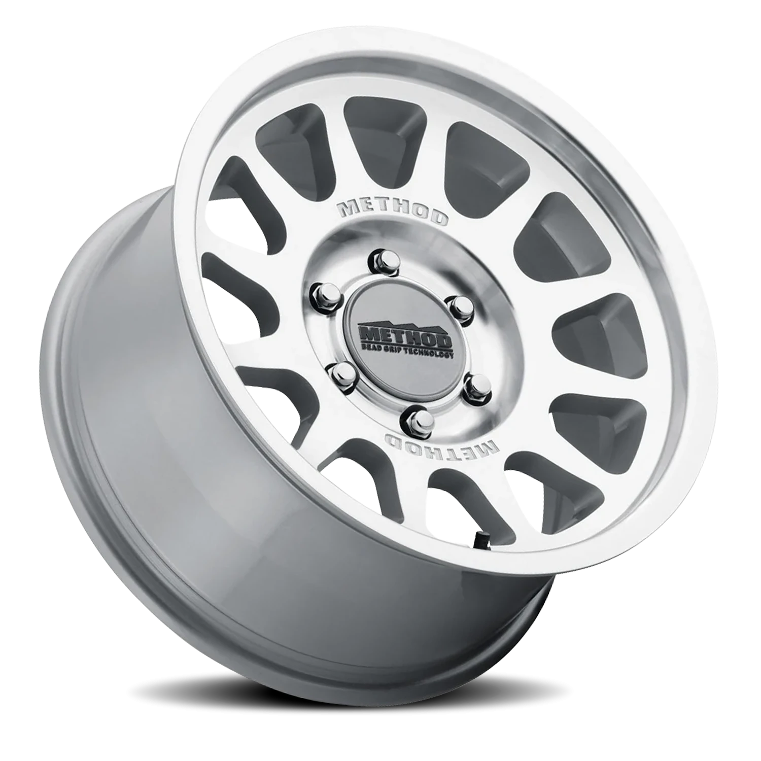 Method Race Wheels Bead Grip MR703 Machined Machined W/ Clear Coat 18x9 +12 6x139.7mm 106.25mm - Wheelwiz