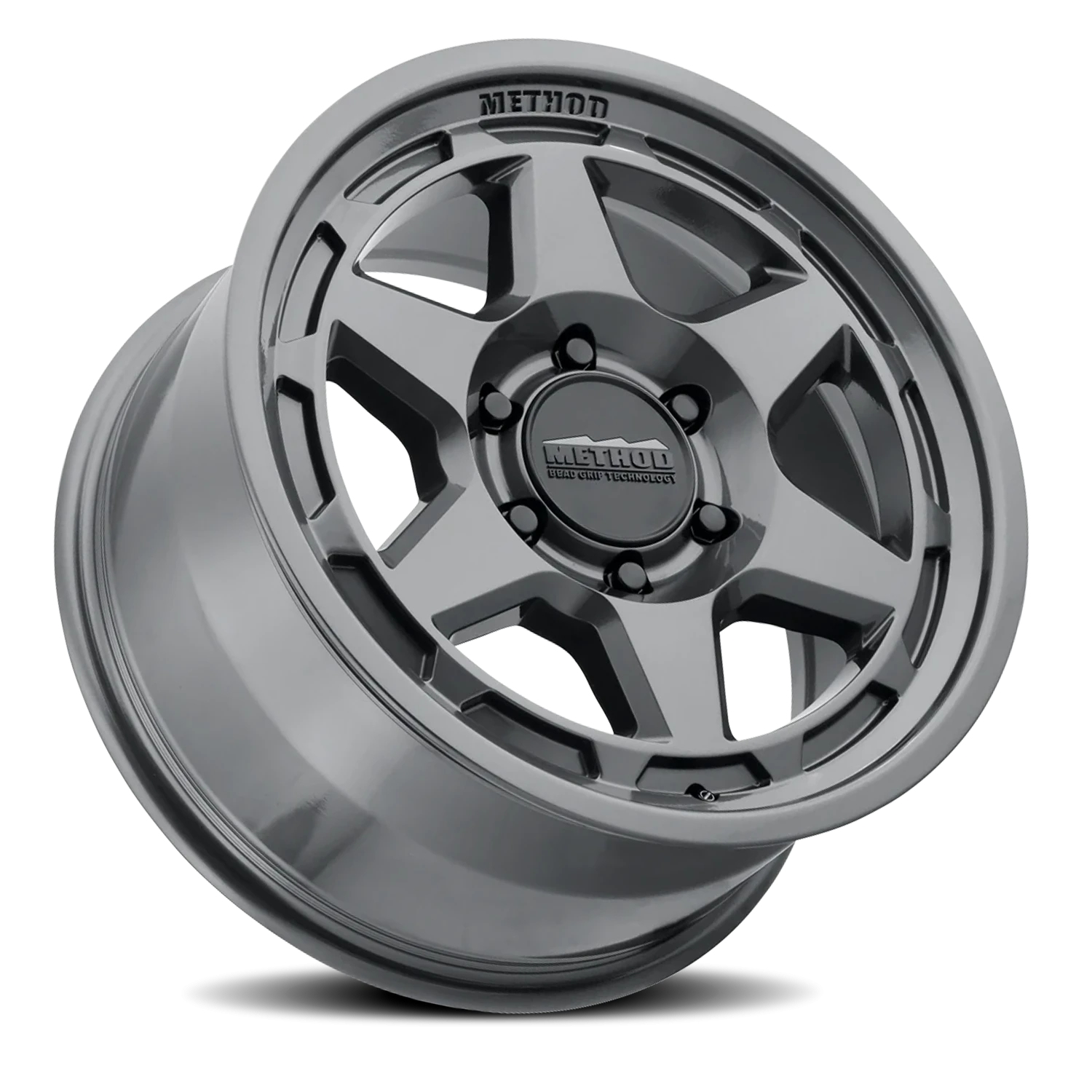 Method Race Wheels Bead Grip MR708 HD Gloss Titanium 18x9 +40 5x120mm 72.6mm