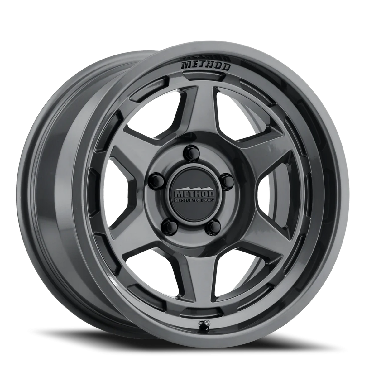 Method Race Wheels Bead Grip MR708 Gloss Titanium 17x8.5 0 5x127mm 71.5mm - Wheelwiz