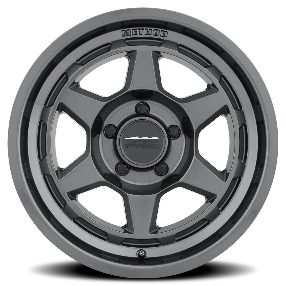 Method Race Wheels Bead Grip MR708 Gloss Titanium 17x9 -38 5x114.3mm 83mm - Wheelwiz