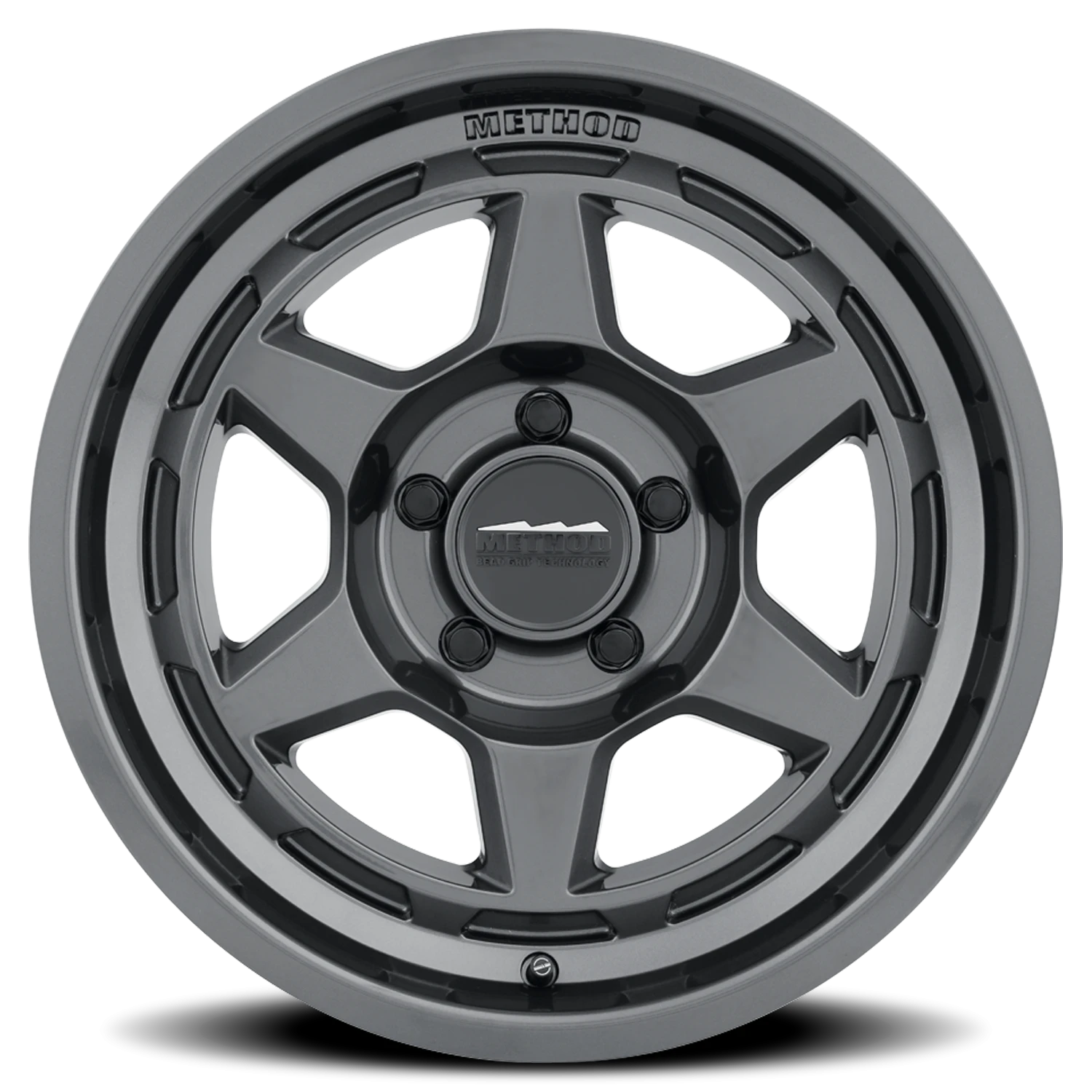 Method Race Wheels Bead Grip MR708 Gloss Titanium 17x9 -38 5x127mm 71.5mm - Wheelwiz