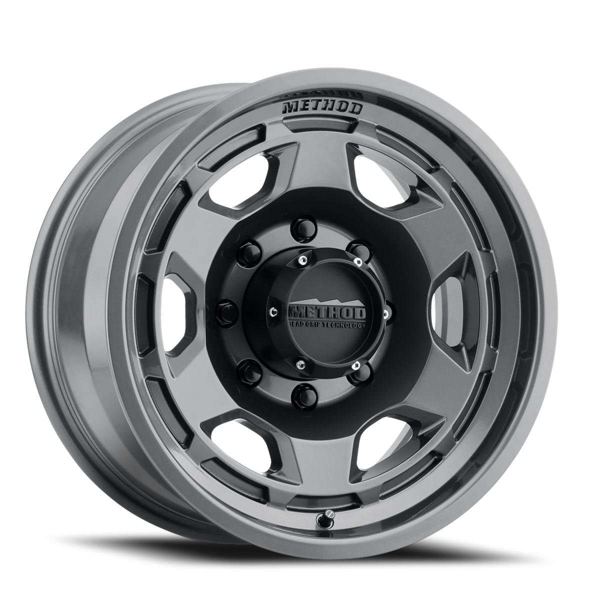 Method Race Wheels Bead Grip MR708 Gloss Titanium 17x8.5 0 8x165.1mm 130.81mm - Wheelwiz
