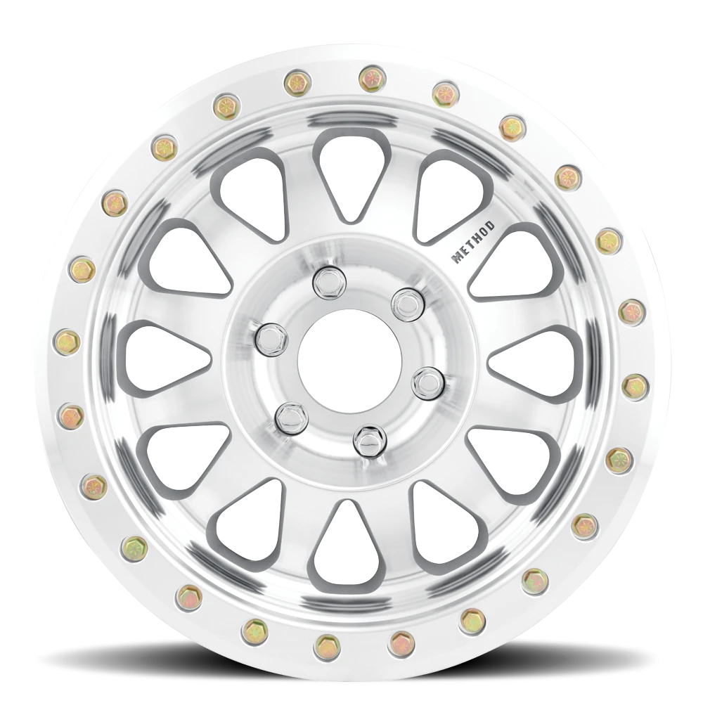 Method Race Wheels Beadlock MR101 Raw Machined 17x9 -12 6x139.7mm 108mm