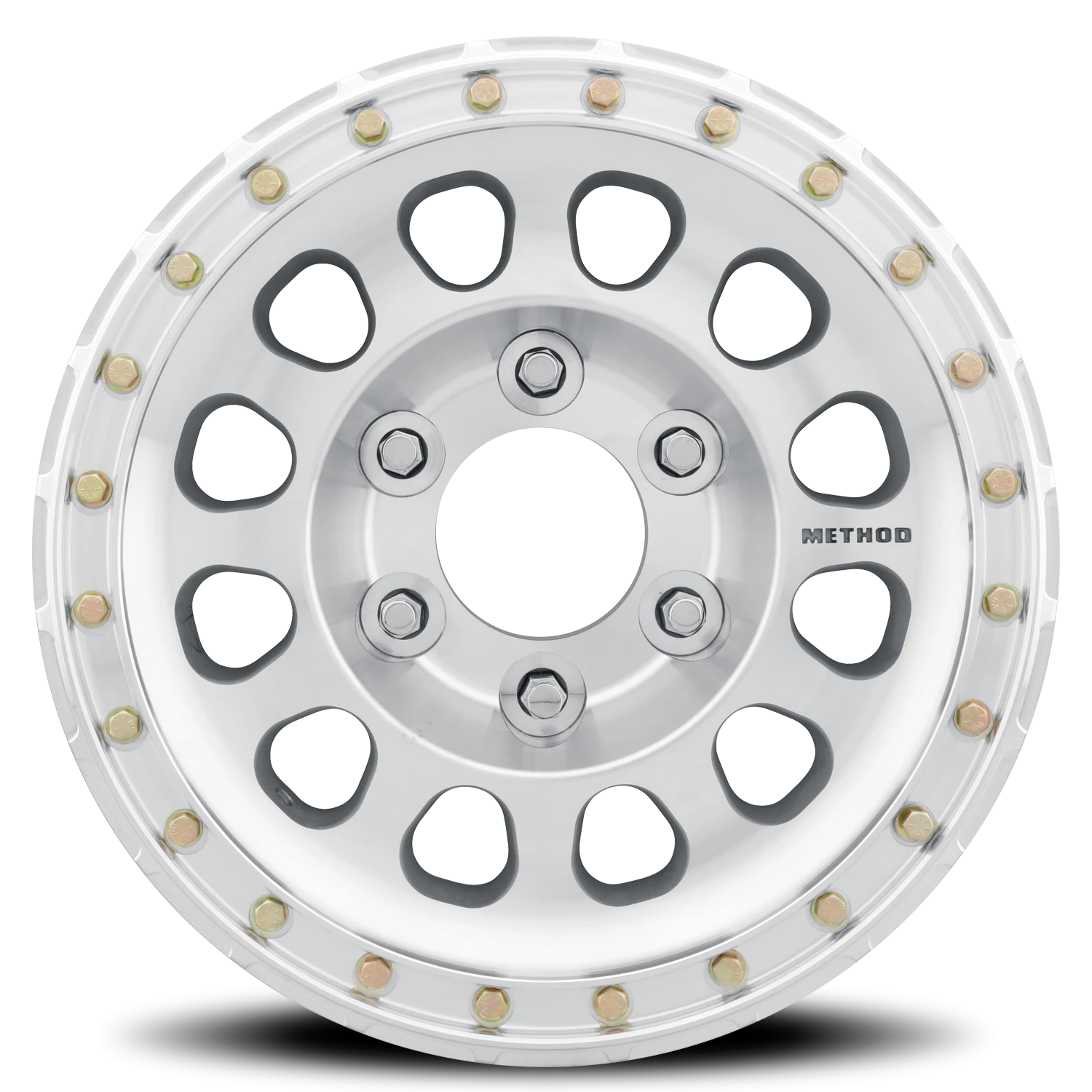 Method Race Wheels Beadlock MR103 Raw Machined 15x8 -24 5x139.7mm 108mm