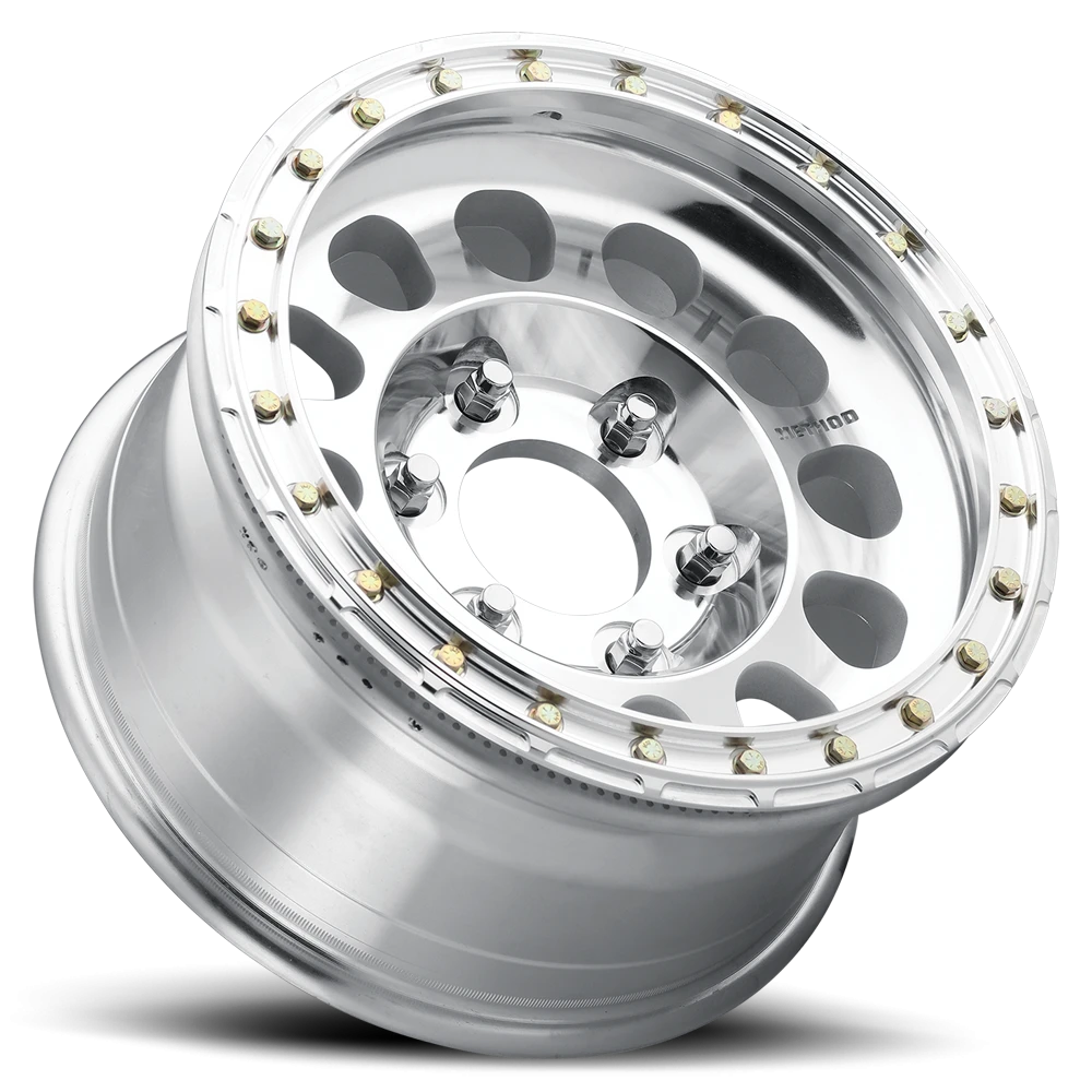 Method Race Wheels Beadlock MR103 Raw Machined 15x8 -24 6x139.7mm 108mm