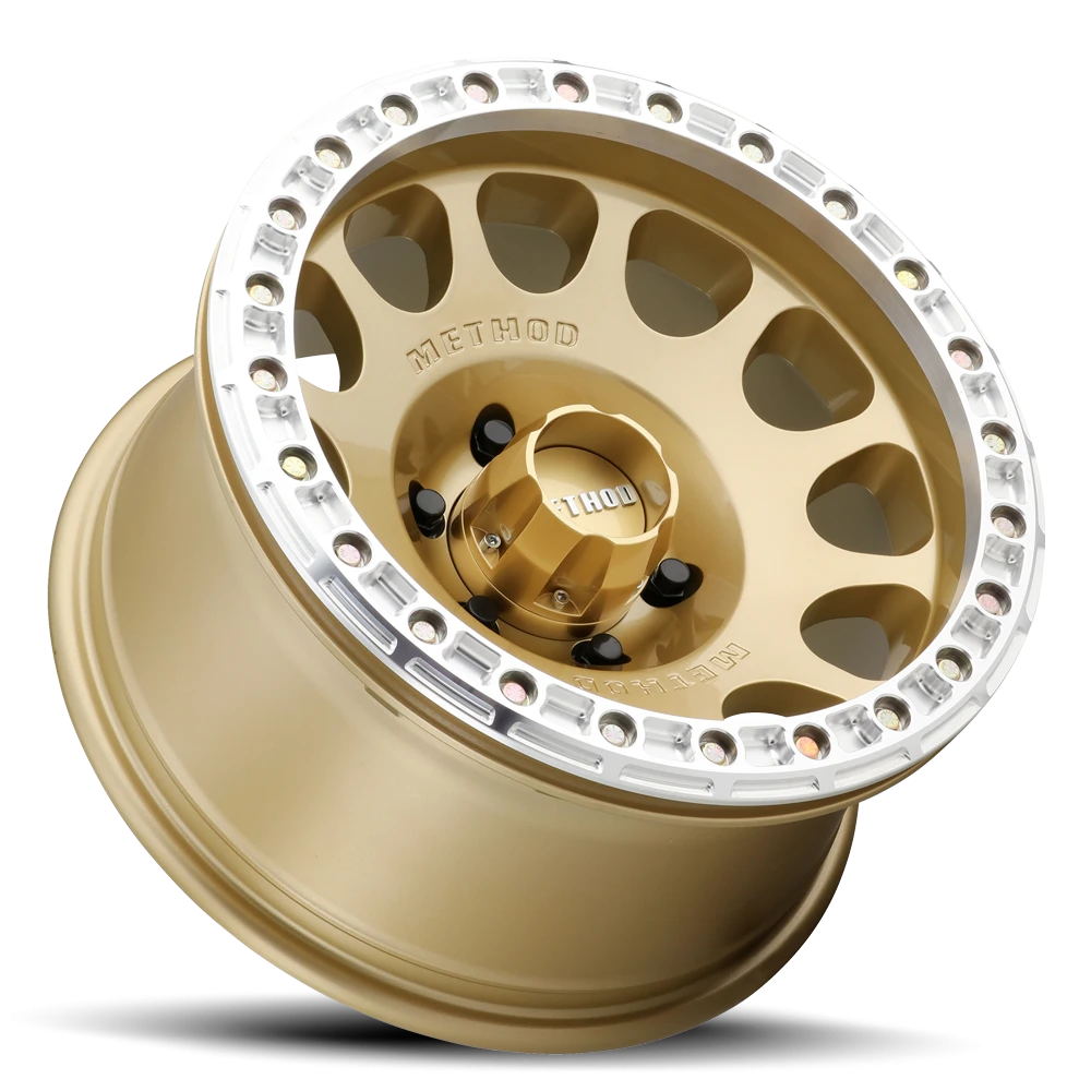 Method Race Wheels Beadlock MR105 Gold 17x9 -38 5x127mm 71.5mm