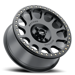 Method Race Wheels Beadlock MR105 Matte Black 17x9 -38 5x114.3mm 83mm - Wheelwiz