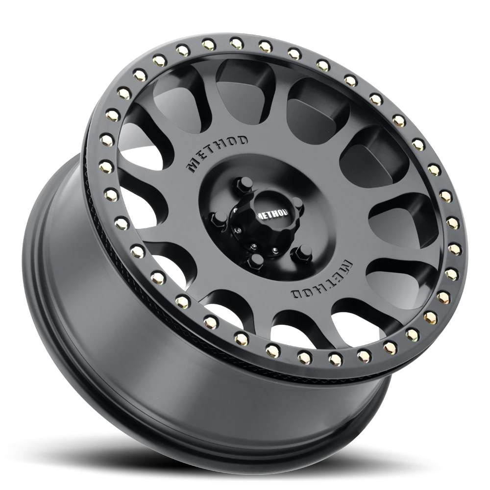 Method Race Wheels Beadlock MR105 Matte Black 17x8.5 0 5x139.7mm 108mm