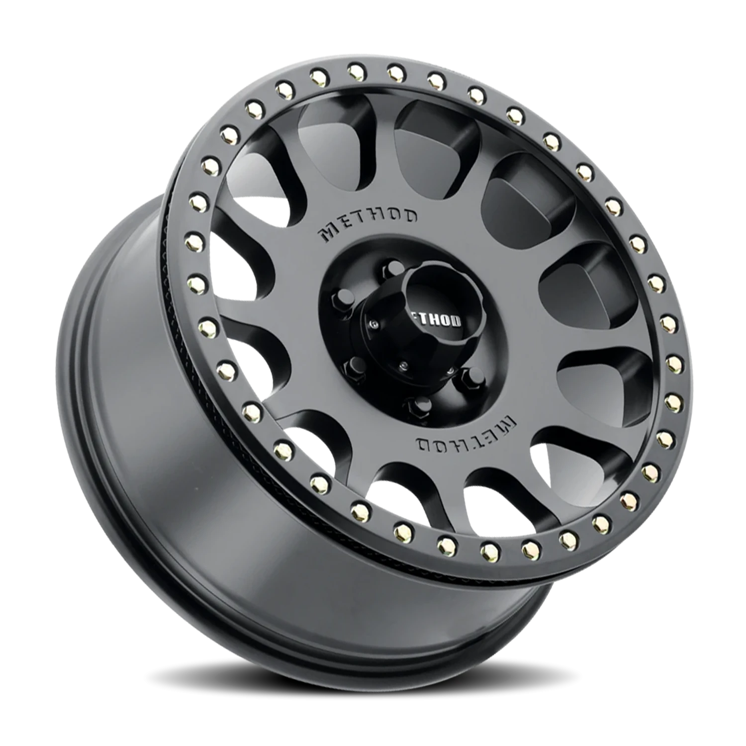 Method Race Wheels Beadlock MR105 Matte Black 17x8.5 0 8x165.1mm 130.81mm - Wheelwiz