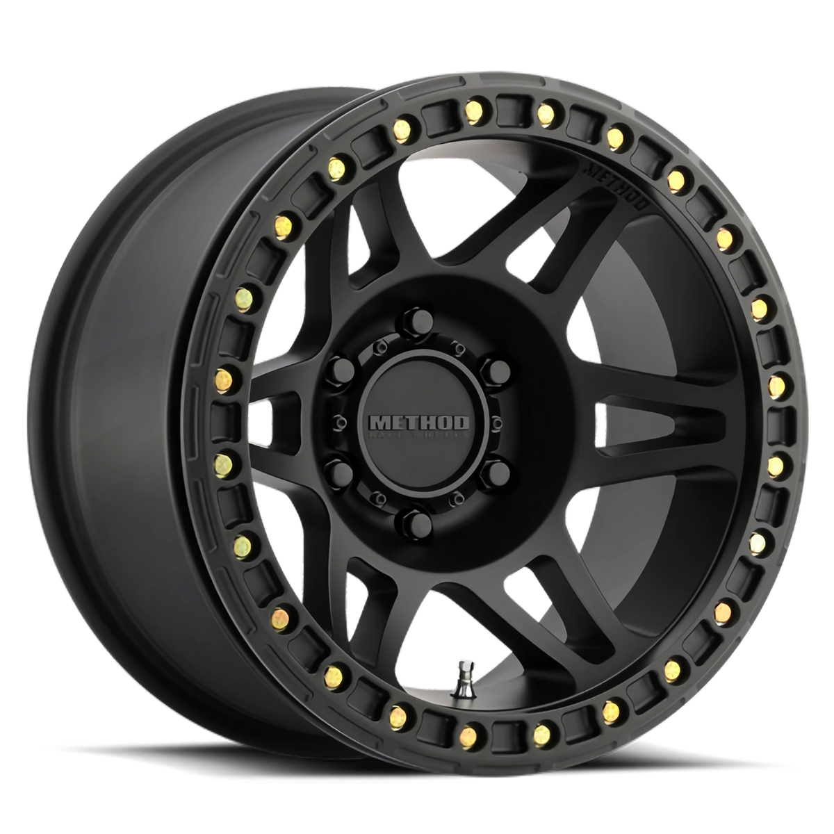 Method Race Wheels Beadlock MR106 Matte Black 17x9 -44 6x139.7mm 108mm