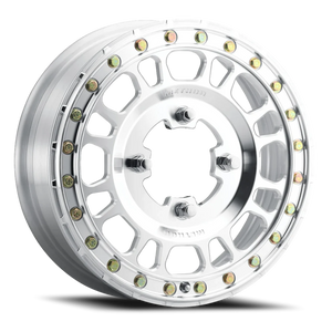 Method Race Wheels MR412 Beadlock UTV Machined Raw Machined 15x5 +43 5x114.3mm 78mm
