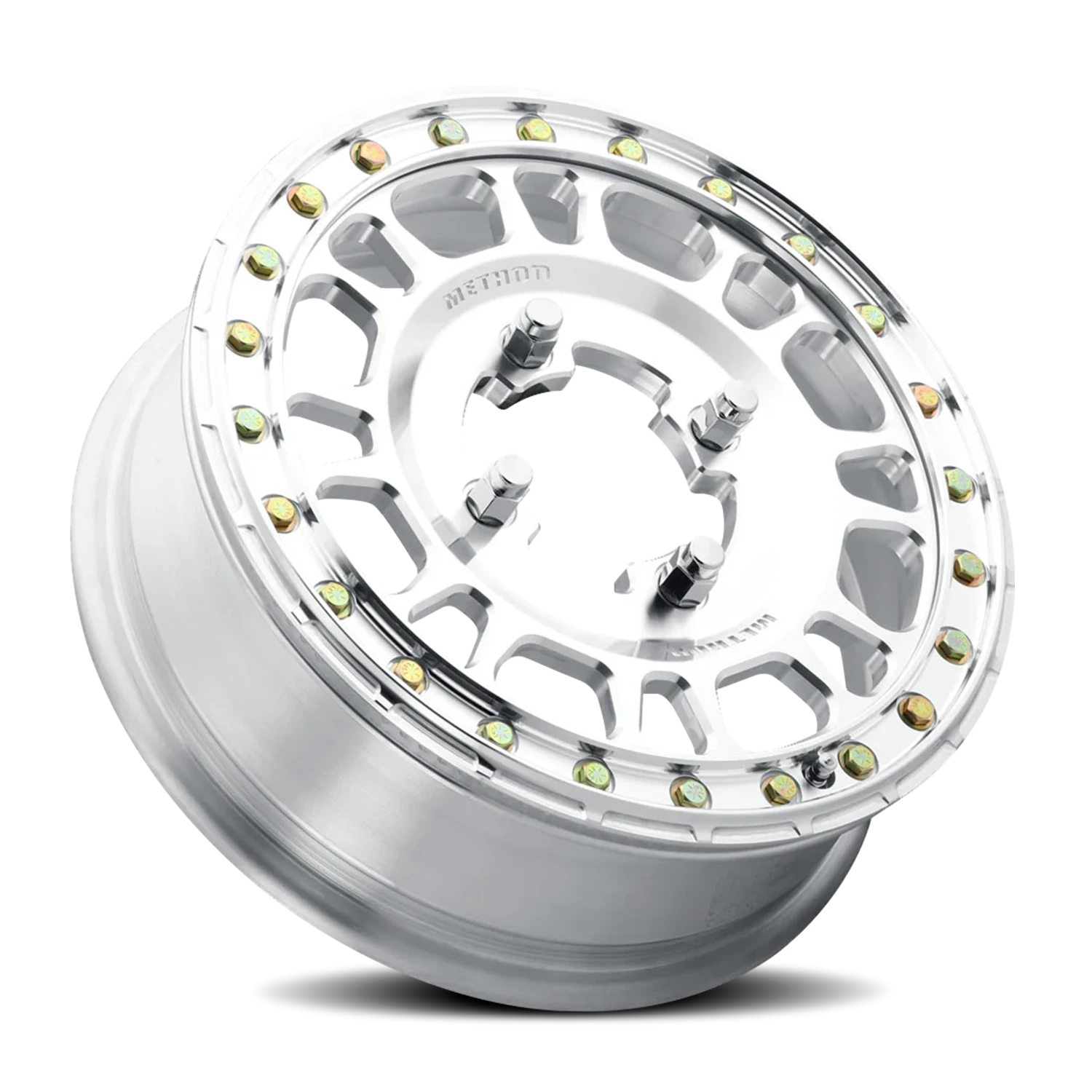 Method Race Wheels MR412 Beadlock UTV Machined Raw Machined 15x5 +43 5x114.3mm 78mm