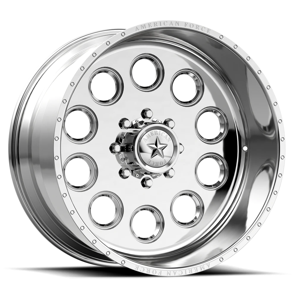 American Force F09 Big Ten SS Polished 20x10 -25 6x139.7mm 78.1mm - Wheelwiz