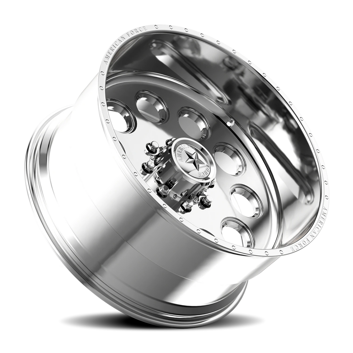 American Force F09 Big Ten SS Polished 22x16 -101 6x139.7mm 108mm - Wheelwiz