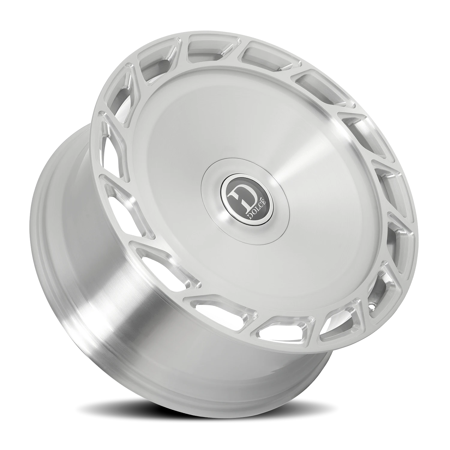Dolce Luxury Bigboy Brushed Silver W/ Clear Coat 24x10 +35 6x135|6x139.7mm 87.1mm