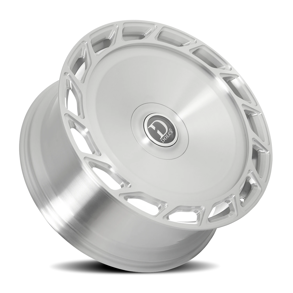 Dolce Luxury Bigboy Brushed Silver W/ Clear Coat 24x10 +20 6x135|6x139.7mm 87.1mm