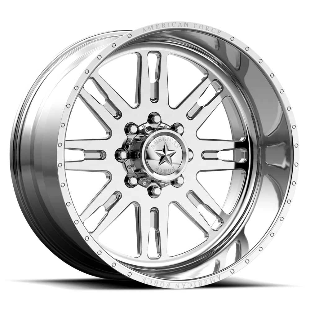 American Force H32 Bishop SS Polished 20x14 -73 6x139.7mm 106mm - Wheelwiz