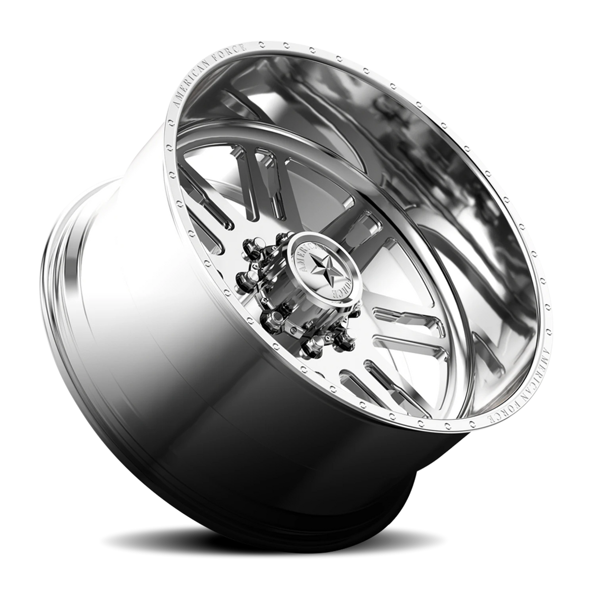 American Force H32 Bishop SS Polished 24x14 -73 6x139.7mm 78.1mm - Wheelwiz