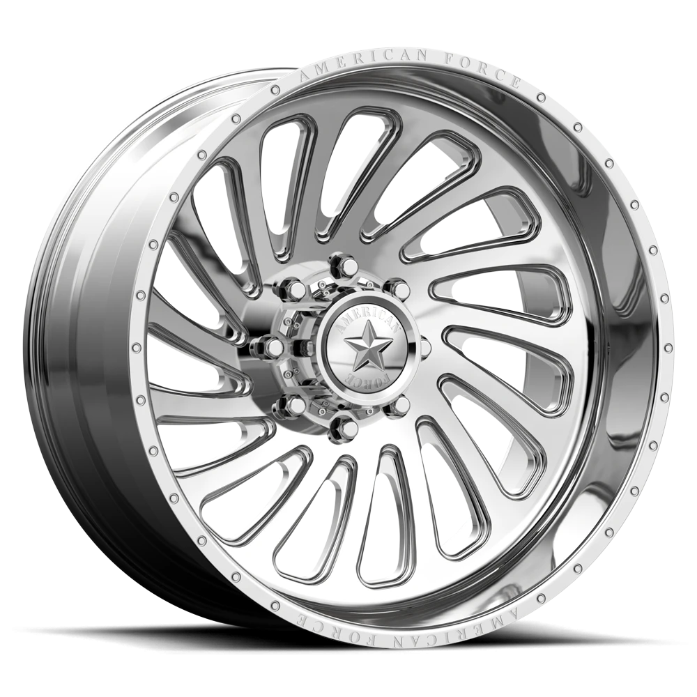 American Force CK19 Blur CC Polished 22x14 -90 8x165.1mm 122mm - Wheelwiz