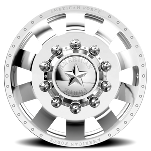 American Force 23 Bolt DRW Polished 28x8.25 +152 8x275mm 221mm - Wheelwiz