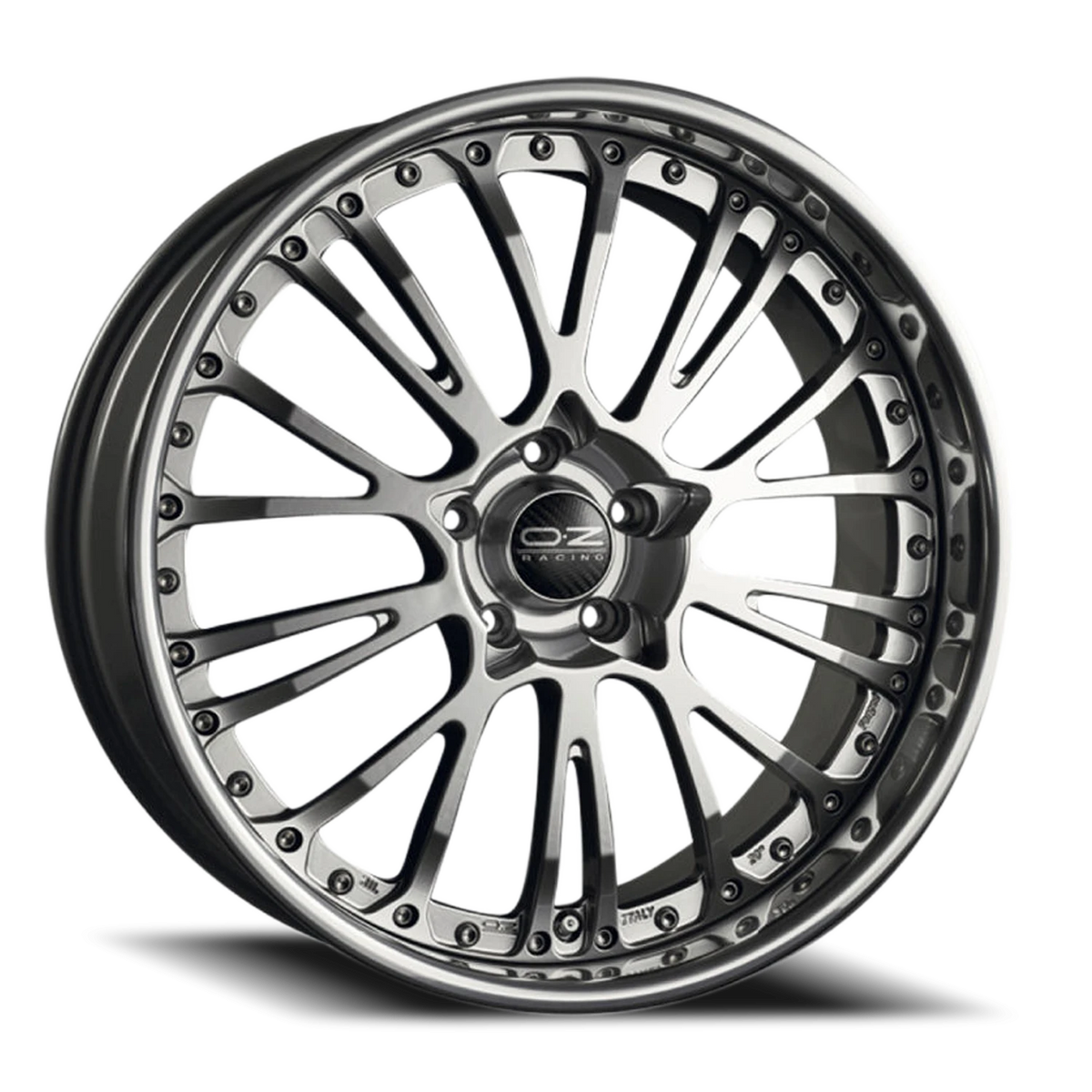 OZ Racing Botticelli III Chrystal Titanium 20x10 +27 5x130mm 71.56mm - Wheelwiz