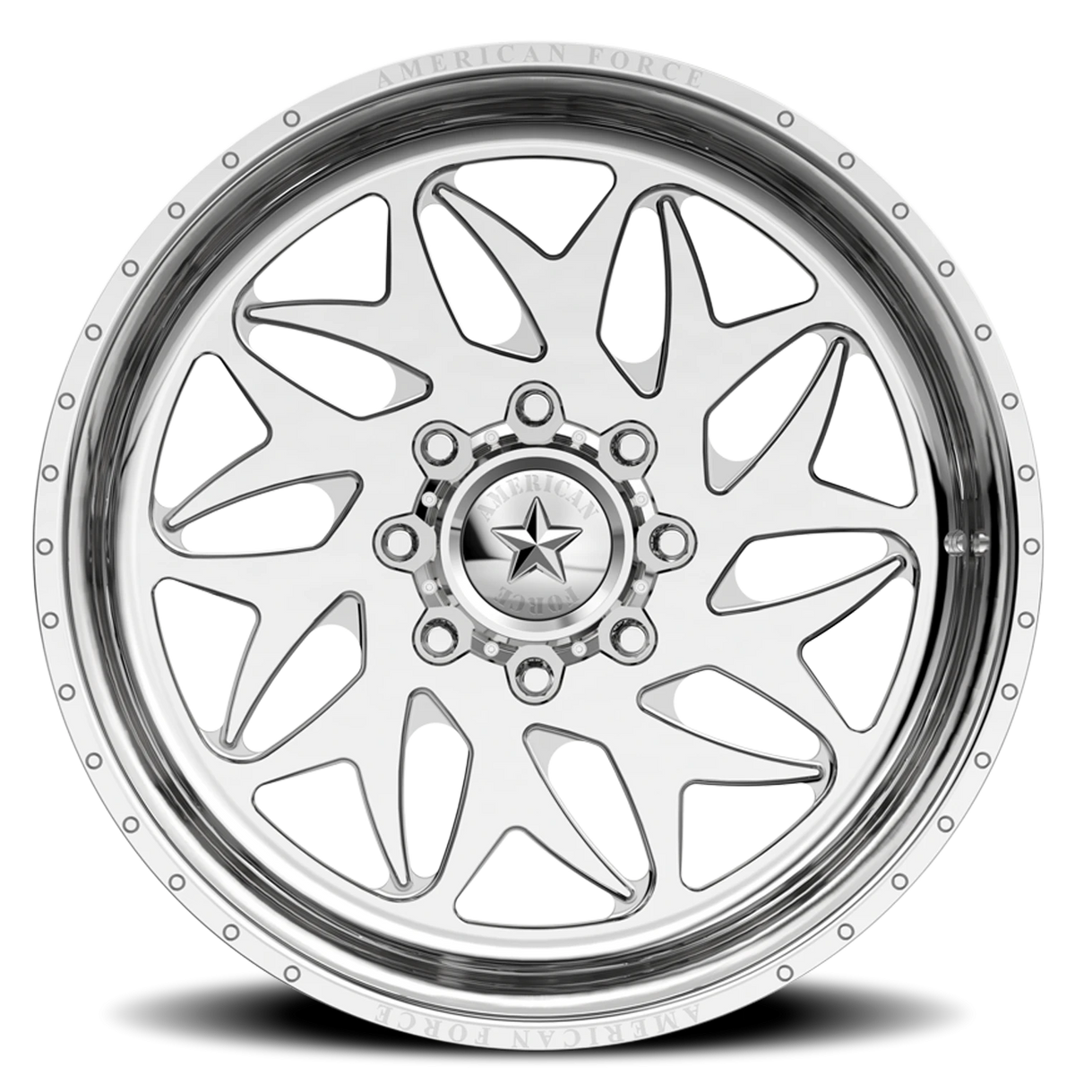 American Force N06 Brave SS Polished 24x12 -40 6x135mm 87mm - Wheelwiz