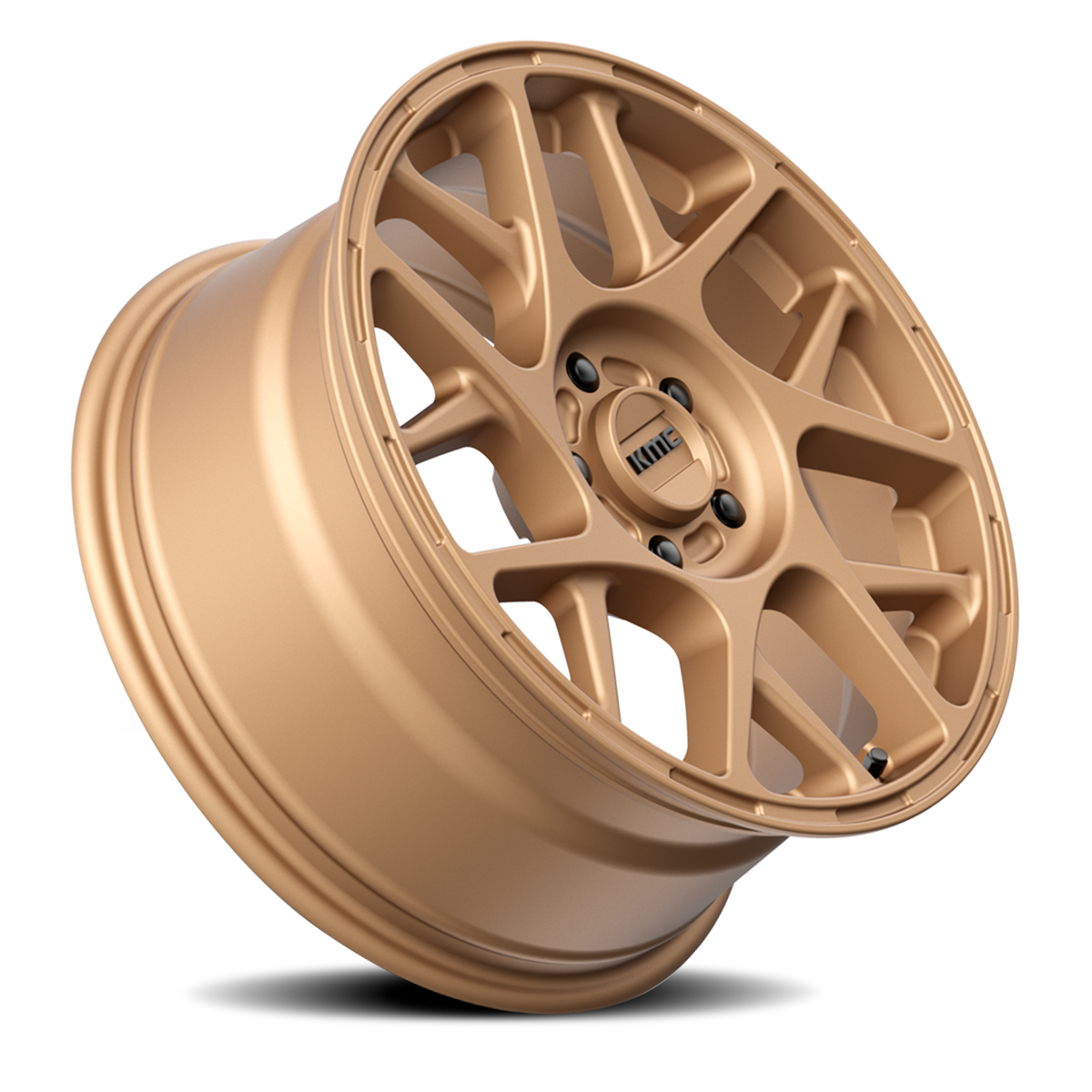 KMC KM708 BULLY Matte Bronze 18x8 +38 5x110mm 72.6mm - Wheelwiz