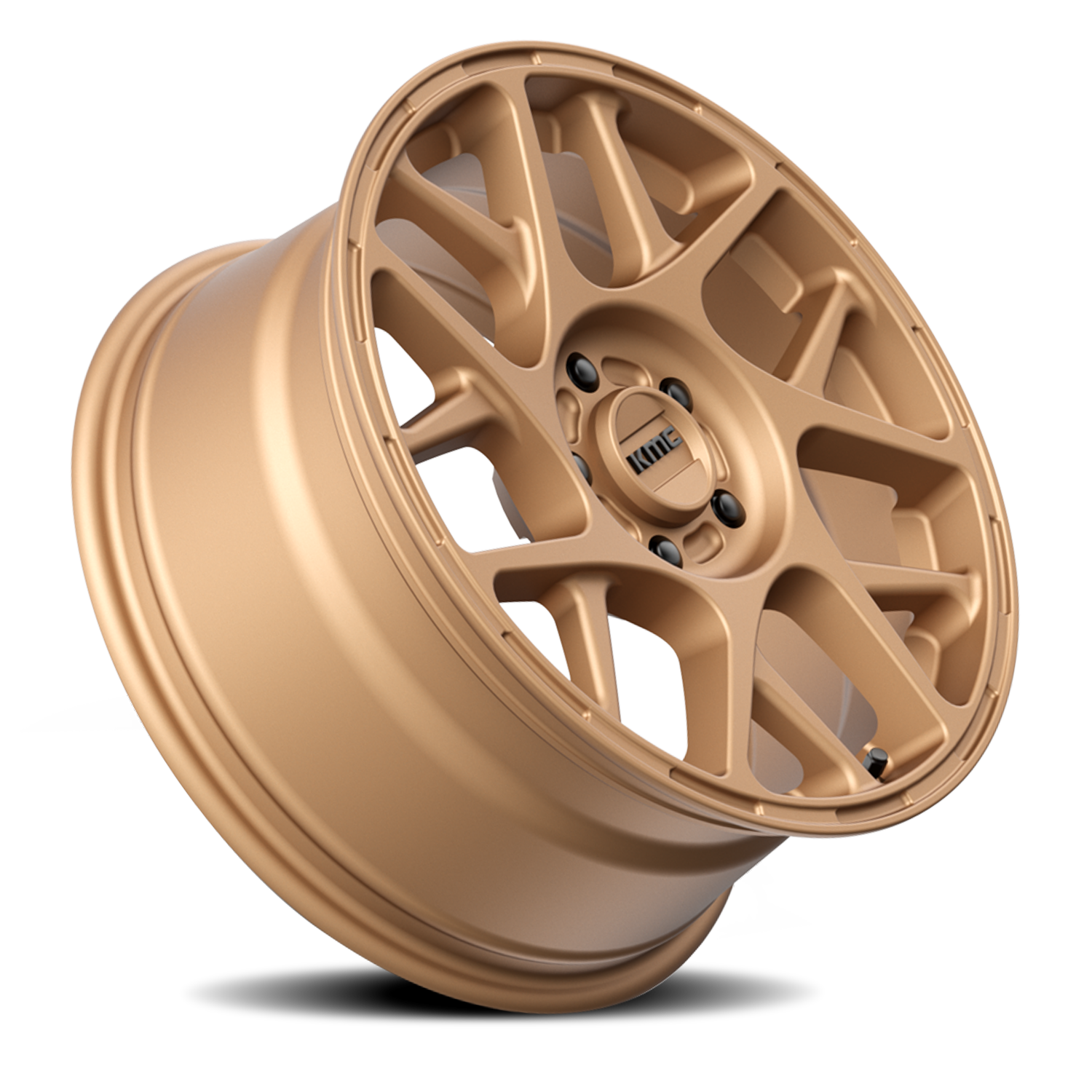 KMC KM708 BULLY Matte Bronze 18x8 +38 5x110mm 72.6mm - Wheelwiz