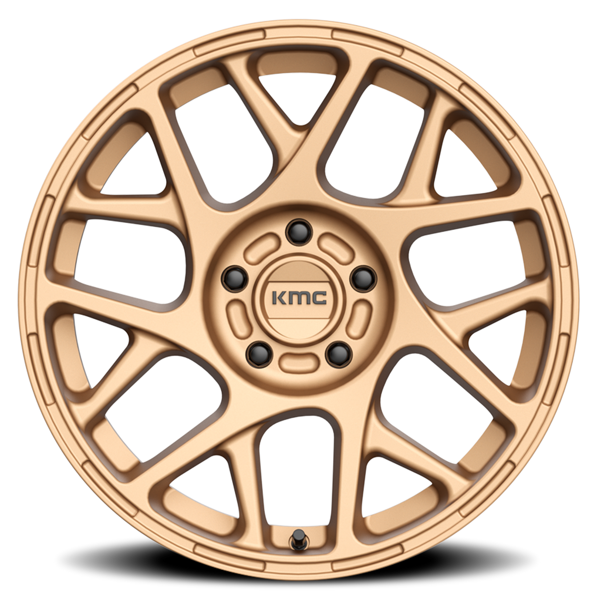 KMC KM708 BULLY Matte Bronze 18x8 +38 5x110mm 72.6mm - Wheelwiz