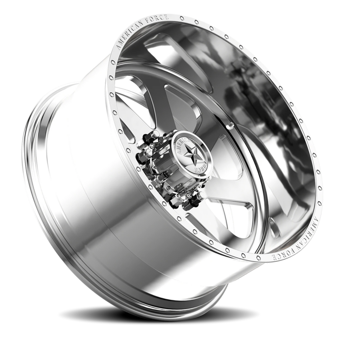 American Force 75 Burnout SS Polished 22x10 -25 6x139.7mm 108mm - Wheelwiz