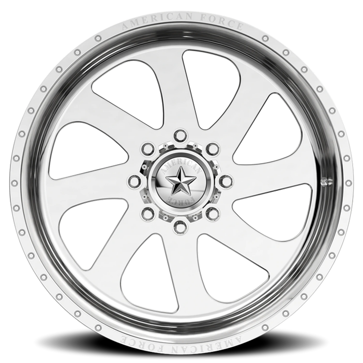 American Force 75 Burnout SS Polished 20x9 0 6x139.7mm 78.1mm - Wheelwiz