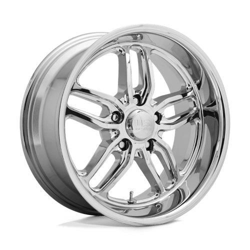 US MAG U127 CTEN Chrome Plated 22x10.5 +1 5x127mm 78.1mm - Wheelwiz