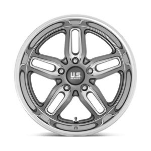 US MAG U129 CTEN Matte Gun Metal Milled 18x9.5 +1 5x127mm 78.1mm - Wheelwiz