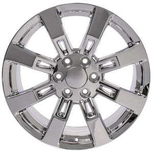 OE Wheels Replica CA82 Chrome 20x8.5 +31 6x139.7mm 78.1mm