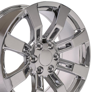 OE Wheels Replica CA82 Chrome 20x8.5 +31 6x139.7mm 78.1mm