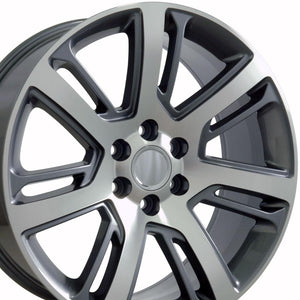 OE Wheels Replica CA88 Gunmetal Machined 22x9.0 +31 6x139.7mm 78.1mm