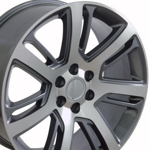 OE Wheels Replica CA88 Gunmetal Machined 22x9.0 +31 6x139.7mm 78.1mm