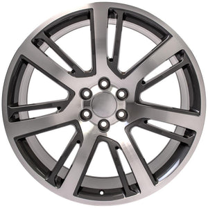 OE Wheels Replica CA88 Gunmetal Machined 24x10.0 +31 6x139.7mm 78.1mm