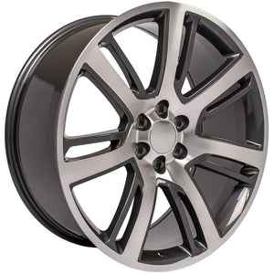 OE Wheels Replica CA88 Gunmetal Machined 24x10.0 +31 6x139.7mm 78.1mm