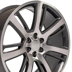 OE Wheels Replica CA88 Gunmetal Machined 24x10.0 +31 6x139.7mm 78.1mm