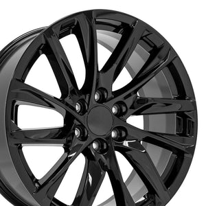 OE Wheels Replica CA90 Gloss Black 22x9.0 +28 6x139.7mm 78.1mm