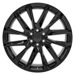 OE Wheels Replica CA90 Gloss Black 24x10.0 +28 6x139.7mm 78.1mm