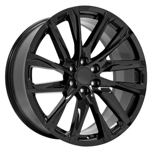 OE Wheels Replica CA90 Gloss Black 24x10.0 +28 6x139.7mm 78.1mm