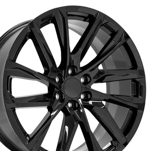 OE Wheels Replica CA90 Gloss Black 24x10.0 +28 6x139.7mm 78.1mm