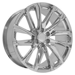 OE Wheels Replica CA90 Chrome 24x10.0 +28 6x139.7mm 78.1mm